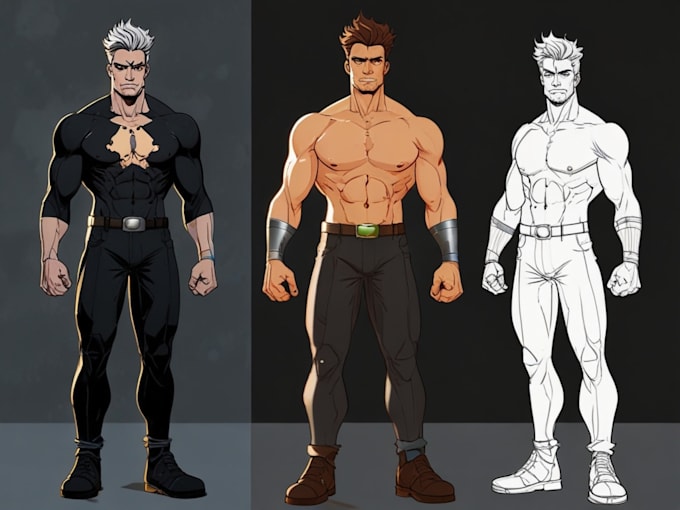 create a comic character