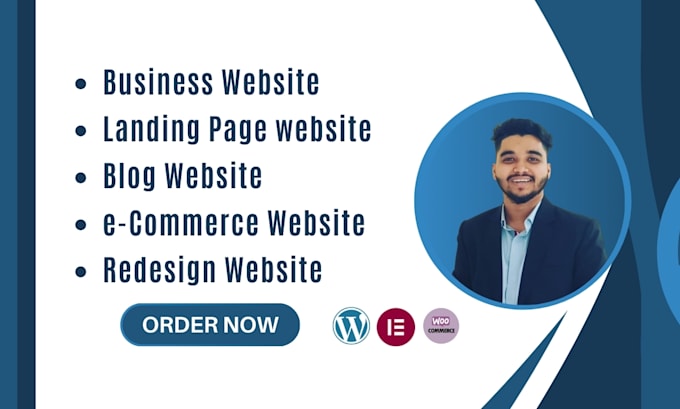create wordpress website design or redesign website