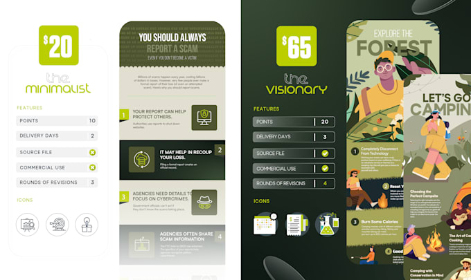 design a professional unique infographic