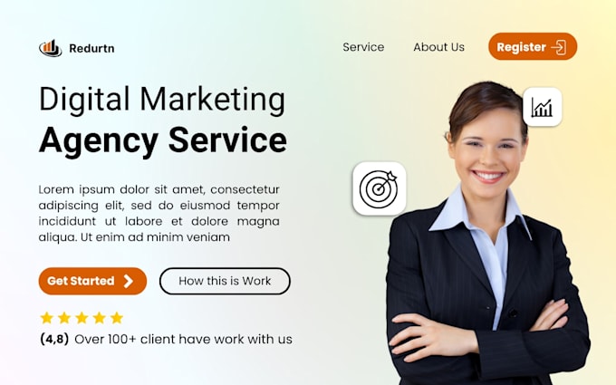 build ai agency website, smma website, marketing agency website