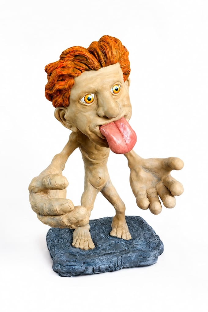 create a unique clay portrait illustration for you
