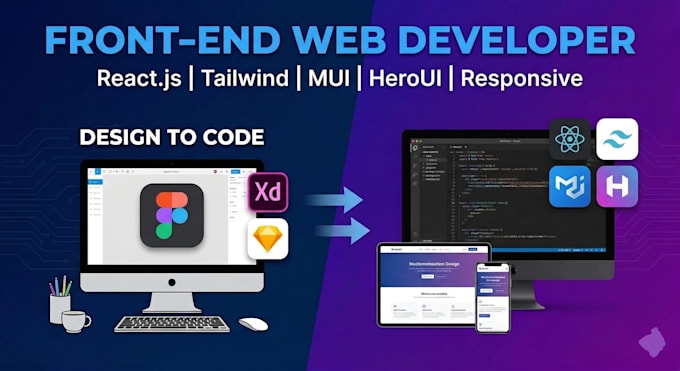 be your front end web developer
