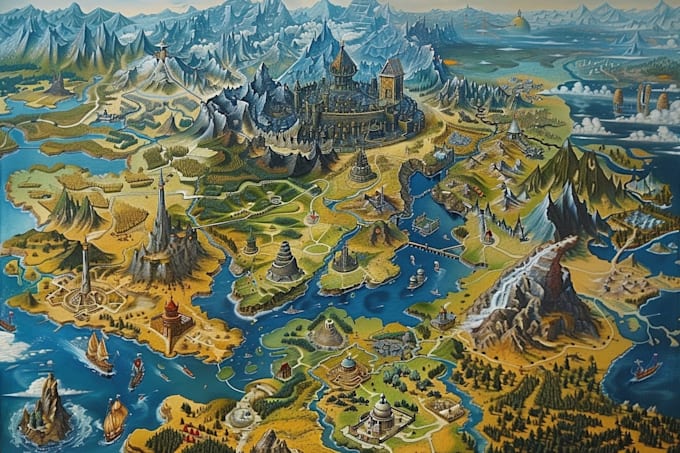 design custom fantasy maps for dnd campaigns