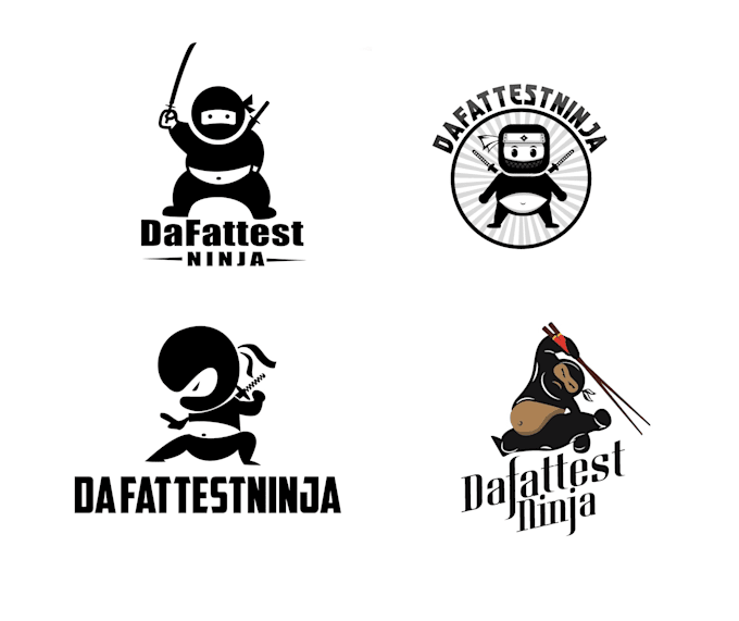 design luxury ninja logo