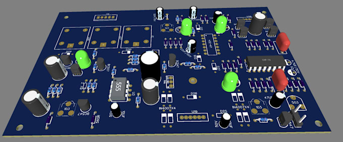 do schematic and pcb design with easyeda software