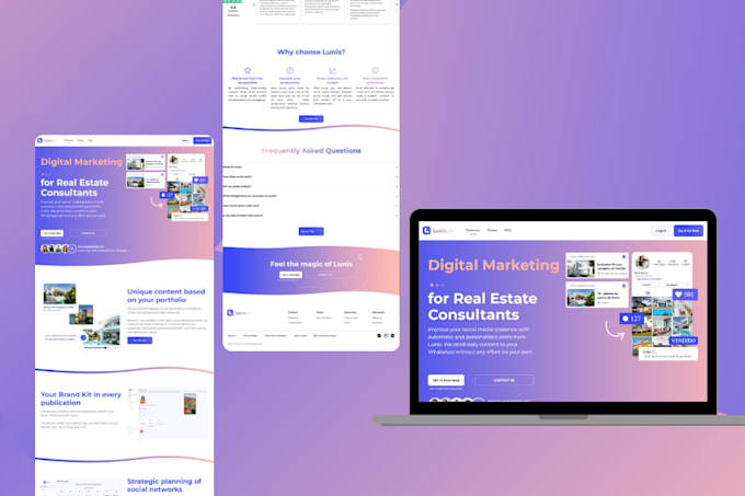create  luxury webflow websites for a premium experience