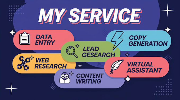 do data entry, copy past, web research, ms office,  b2b lead