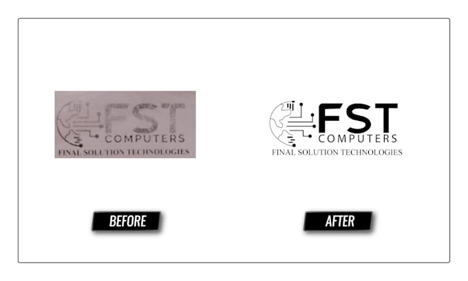 vectorize your image or logo with manual vector tracing