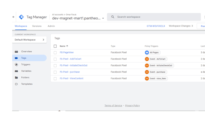 setup google analytics and event tracking