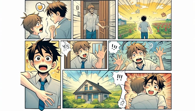 Make comic, webcomic, webtoon in manga style by Everaarais | Fiverr