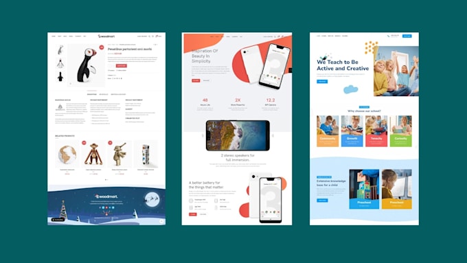 design and develop a responsive wordpress website with SEO optimization