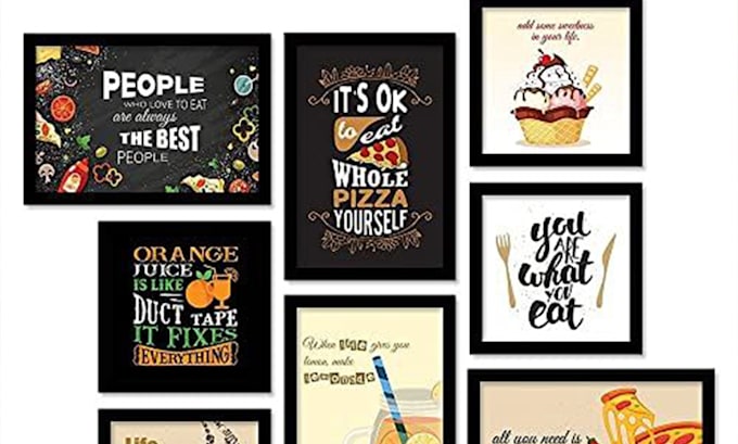 design custom canvas wall art, poster design or flyer