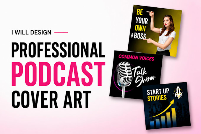 design professional podcast cover art for spotify and apple