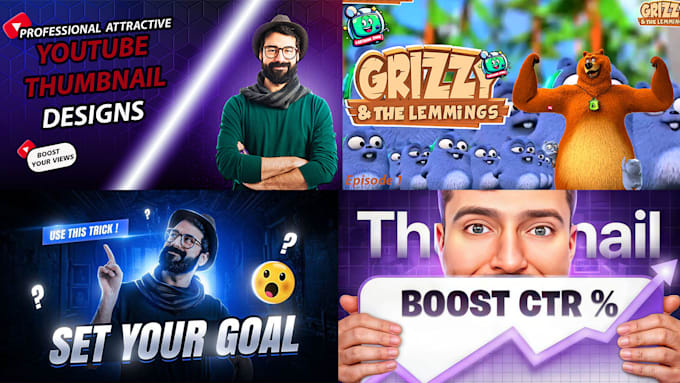 create a professional youtube thumbnail to boost your views