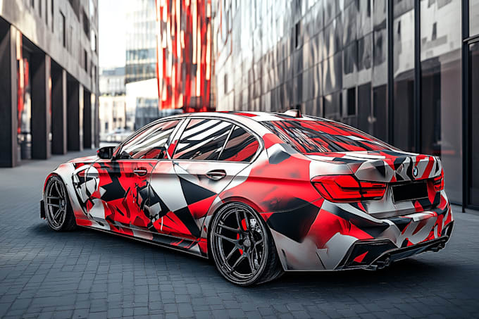 create awesome car wrap, and any vehicle wrap design
