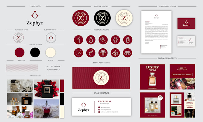 Design luxury signature logo and brand identity with full branding kit ...