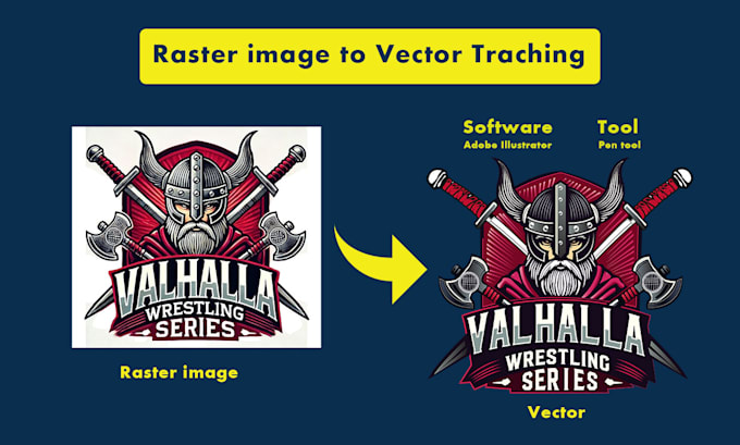 do any logo vector tracing, raster to vector and convert image to vector