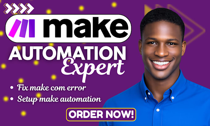 fix make com, made com, setup make com automation, make automation, make expert