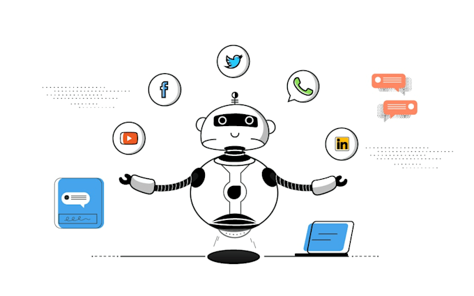 develop whatsapp bots using python, web chatbots, and discord bots