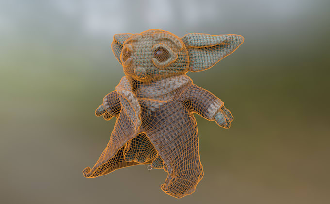 fix and clean your ai 3d model or scanned 3d model