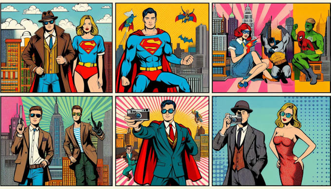 draw your pop art illustration idea