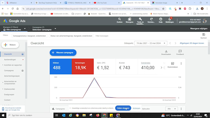set up and manage google ads campaigns for contractors