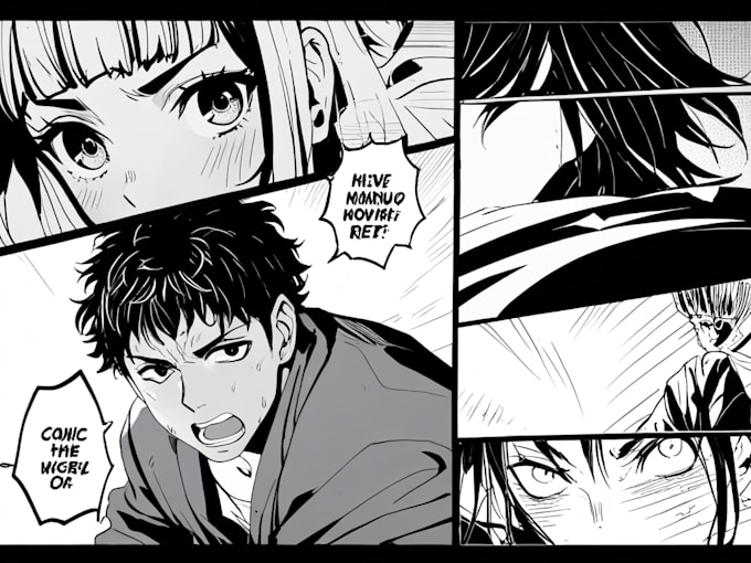 draw a comic or manga for you