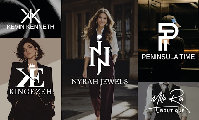 do luxury fashion brand, clothing line, business logo design