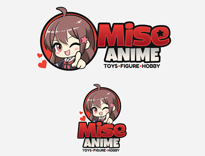 create adorable kawaii, chibi, or cute logo for your brand