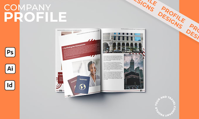 do an amazing company profile, corporate brochure, annual reports