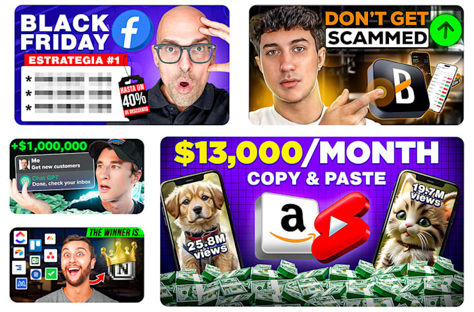 design best attractive clickbait amazing youtube thumbnail