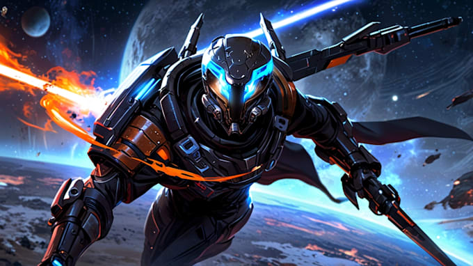 do a sci fi art , sci fi character and concept art