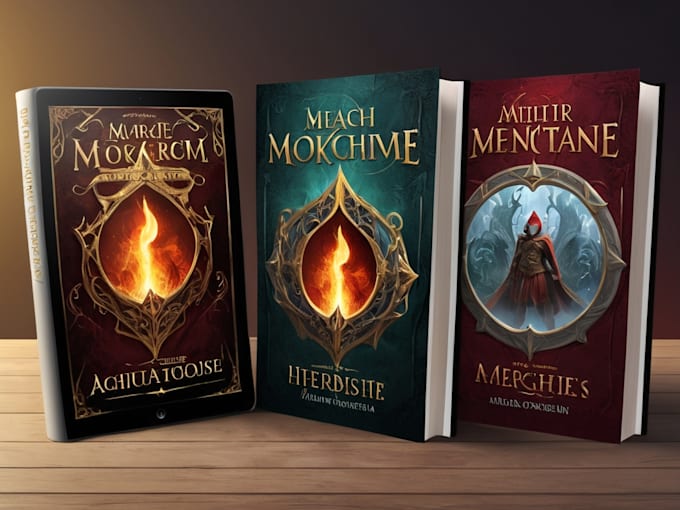 illustrate fantasy book covers and ebook covers
