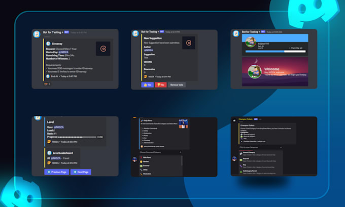 create a professional custom discord bot