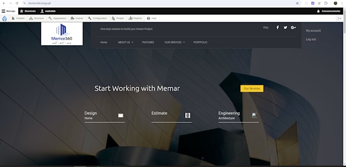create your website in drupal 10 and 11