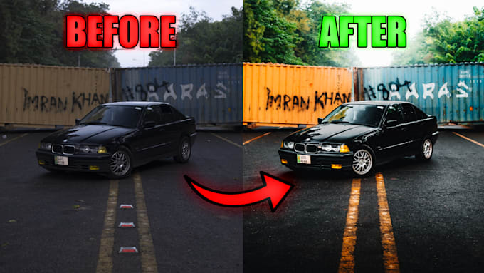 edit and enhance your car and automotive photos