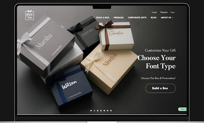 gift box shopify store gift store gift cards flower website christmas card store