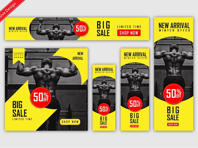 design amazing web banner and web ads