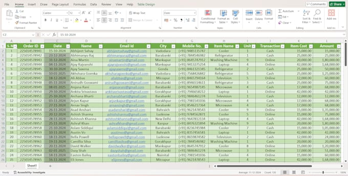 do data cleaning and formatting in microsoft excel