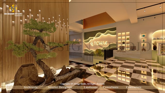 provide interior design for your commercial space