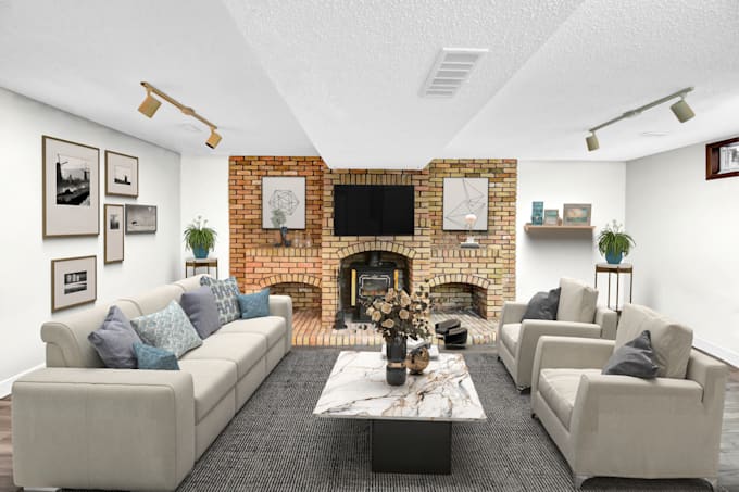 real estate virtual stage virtual renovation on your listing