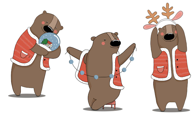 create a character in different poses