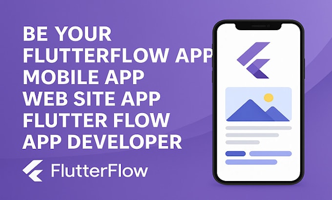 build mobile app web site app with flutterflow app developer flutter flow