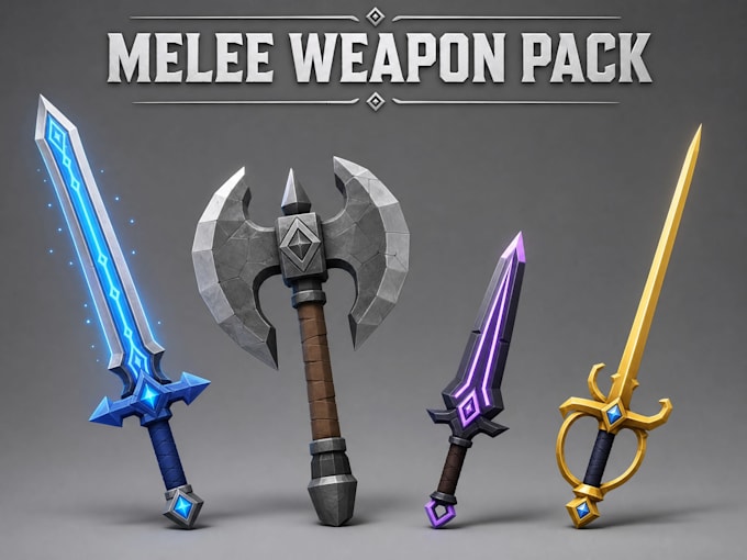 model rig and animate swords game ready roblox weapons