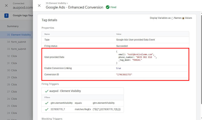 setup google ads enhanced conversion tracking