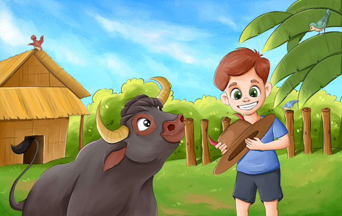 draw children book illustrations and book covers