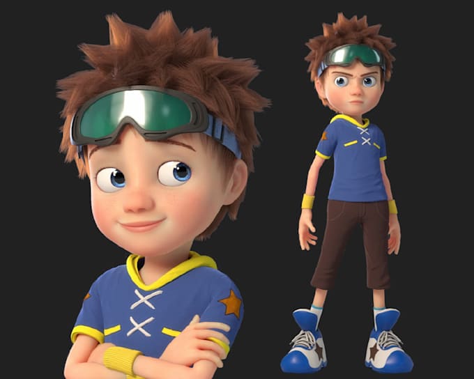 do 3d character modeling 3d cartoon modeling for 3d character animation