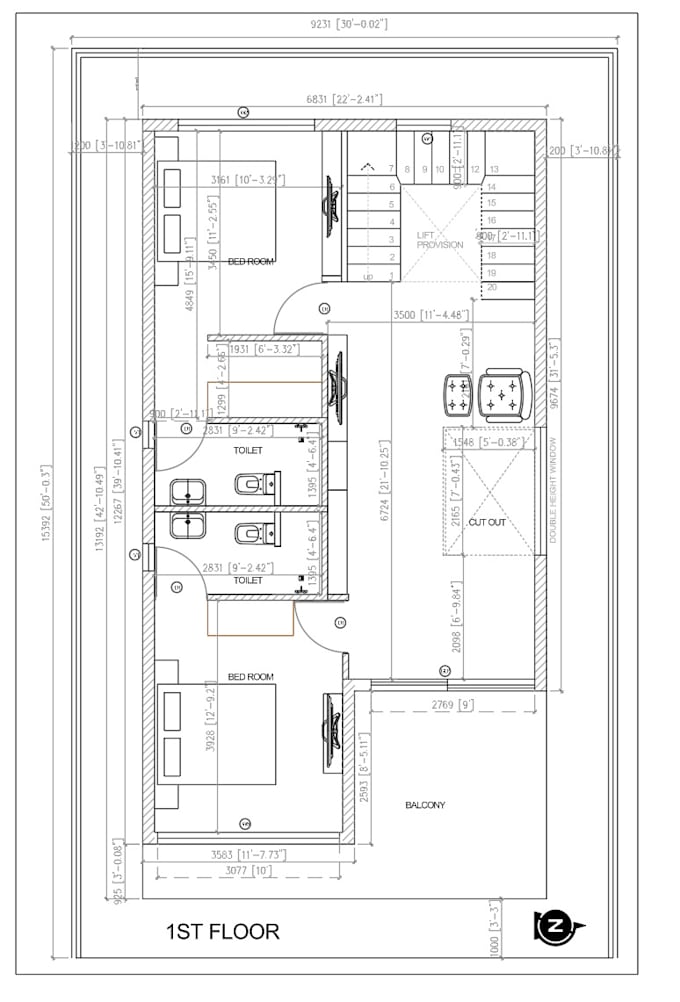 draw floor plan in autocad