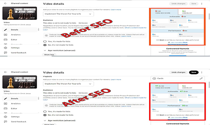 do youtube video SEO for top ranking