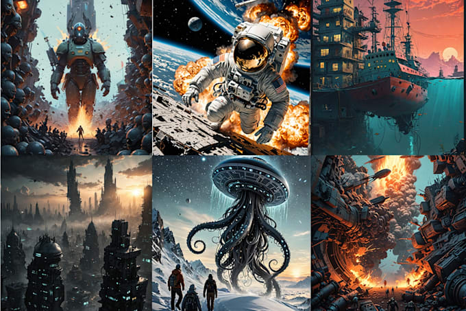 create a fantasy lanscape using ai stable diffusion, flux